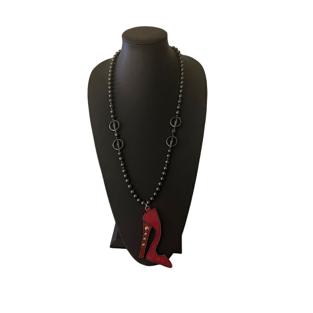 Prada shoe Necklace